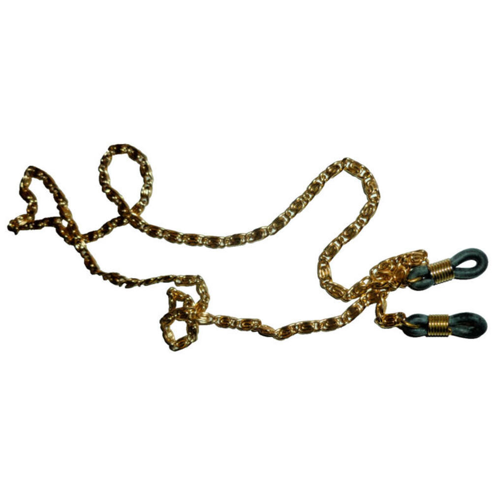 Vintage Lightweight Gold Tone Chain Eyeglasses‎ Sunglasses Strap Holder 24"